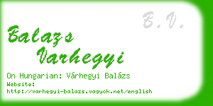 balazs varhegyi business card